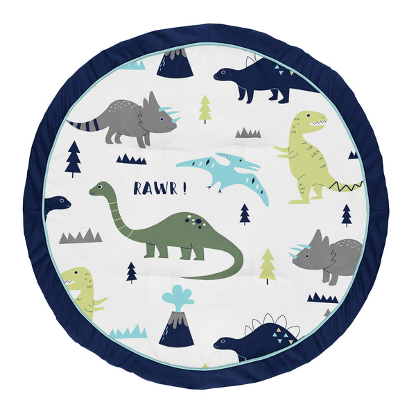 Mod Dinosaur Blue and Green Collection Playmat