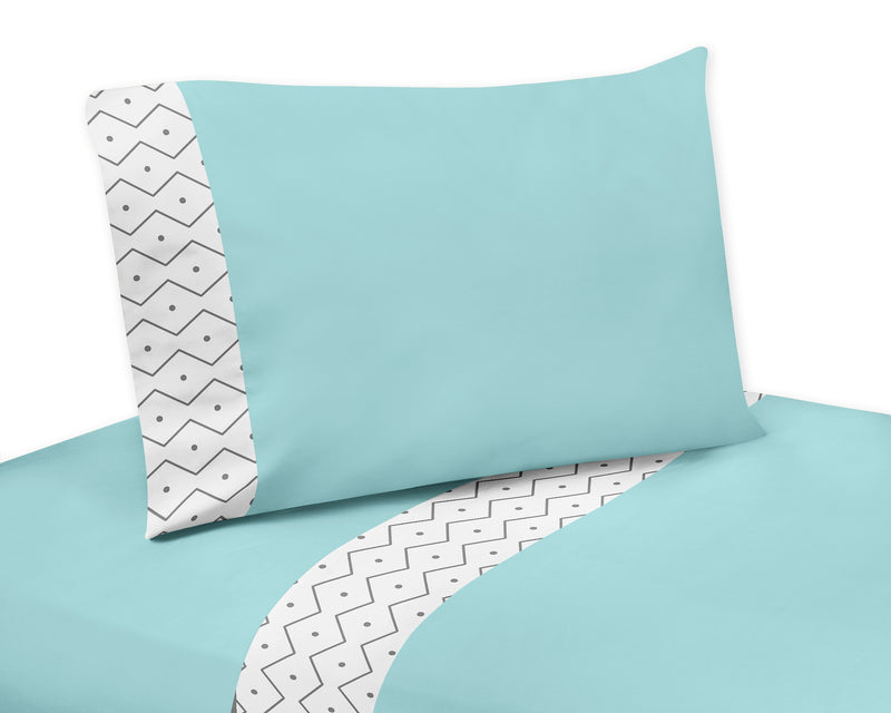Mod Dinosaur Blue and Green Toddler Bedding Collection