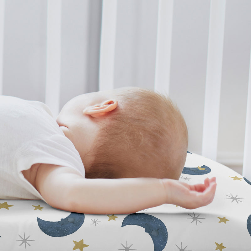 Moon Bear Collection 2 Pack Baby Bassinet Fitted Sheets