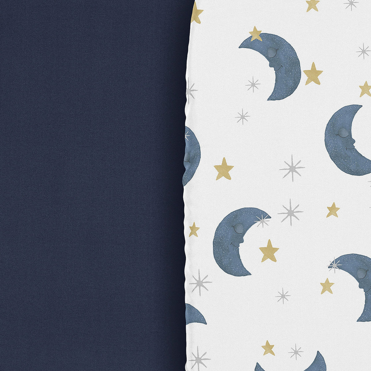 Moon Bear Collection 2 Pack Baby Bassinet Fitted Sheets