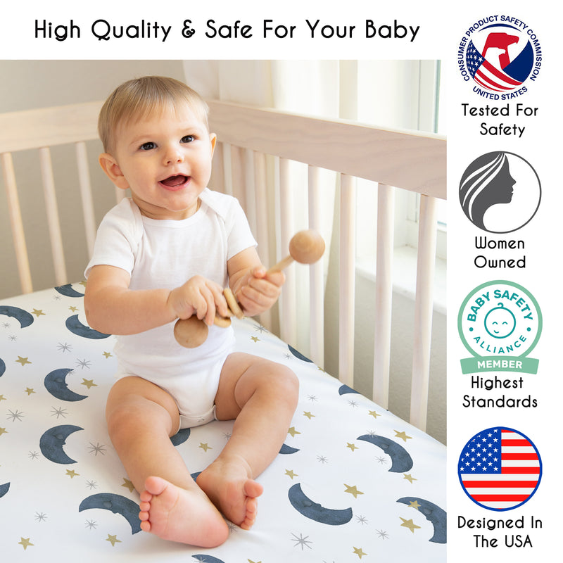 Moon Bear Collection 2 Pack Crib Sheets