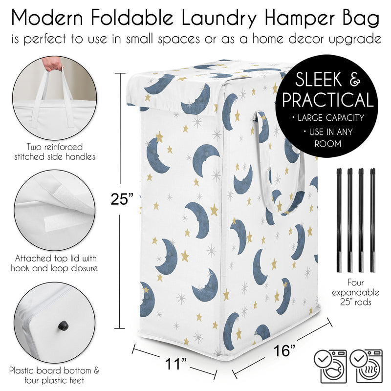 Moon Bear Collection Laundry Hamper with Handles