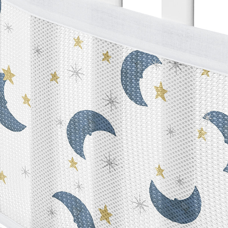 Moon Bear Collection Sweet Jojo Designs + BreathableBaby Breathable Mesh Crib Liner
