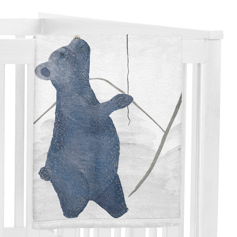 Moon Bear Collection Monthly Milestone Baby Blanket