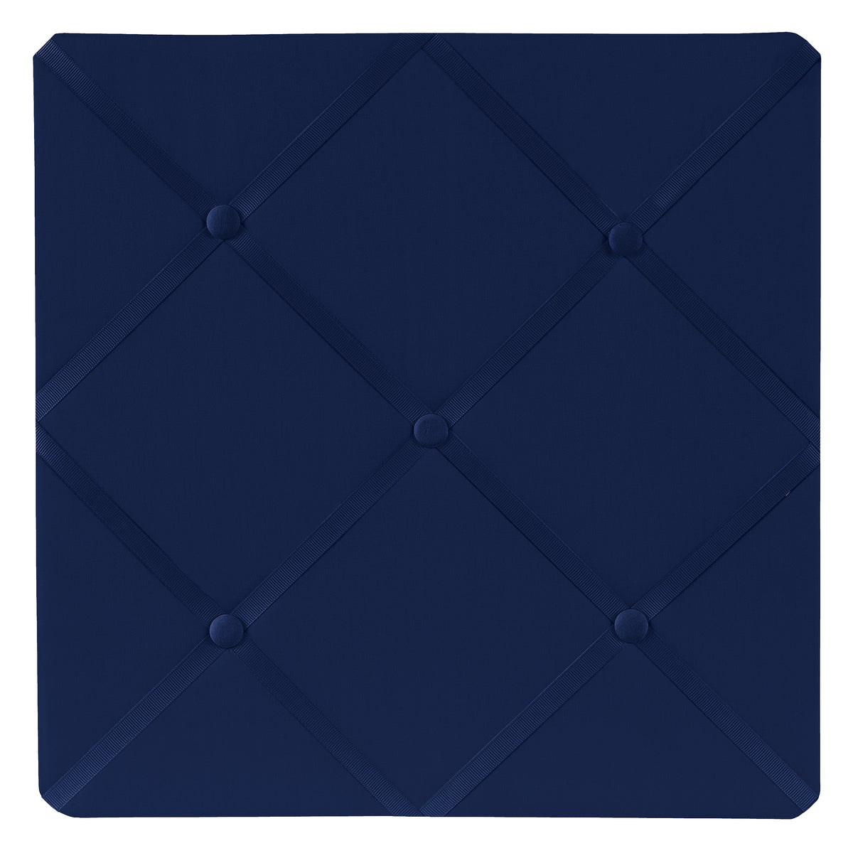 Stripe Navy and Lime Collection Fabric Memo Board