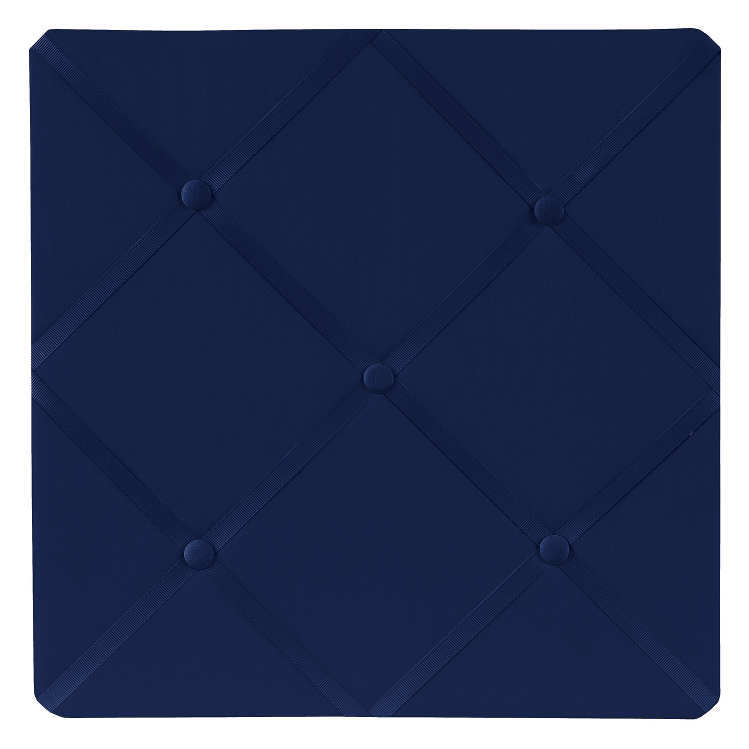 Stripe Navy and Lime Collection Fabric Memo Board