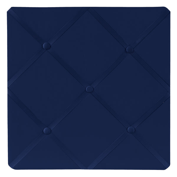 Stripe Navy and Lime Collection Fabric Memo Board