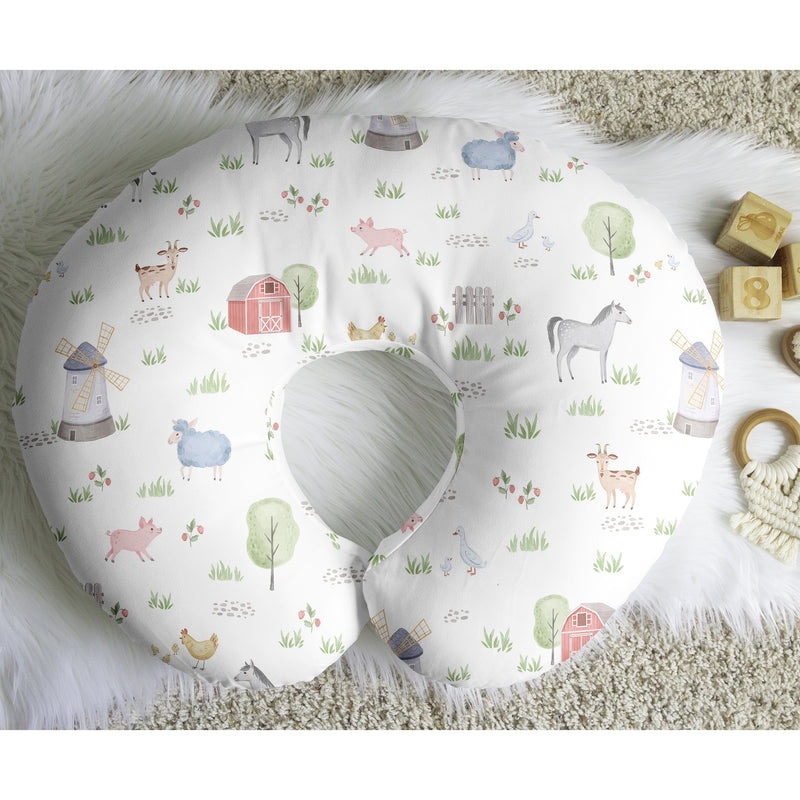 Farm Animals Collection Nursing Breastfeeding Pillow Cover