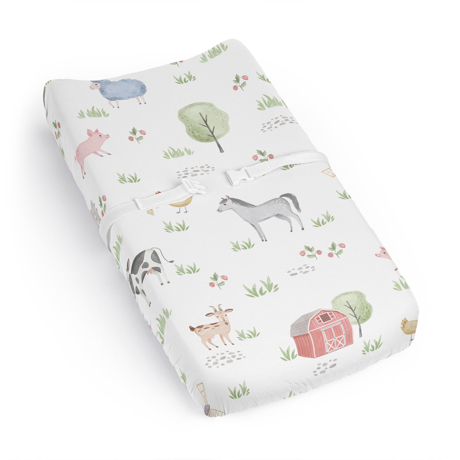 Farm Animals Collection Changing Pad Cover Sheet