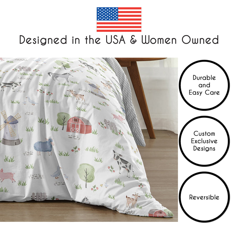 Farm Animals Collection Twin Bedding