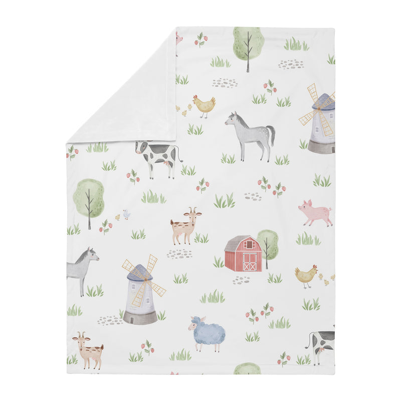 Farm Animals Collection Baby Blanket