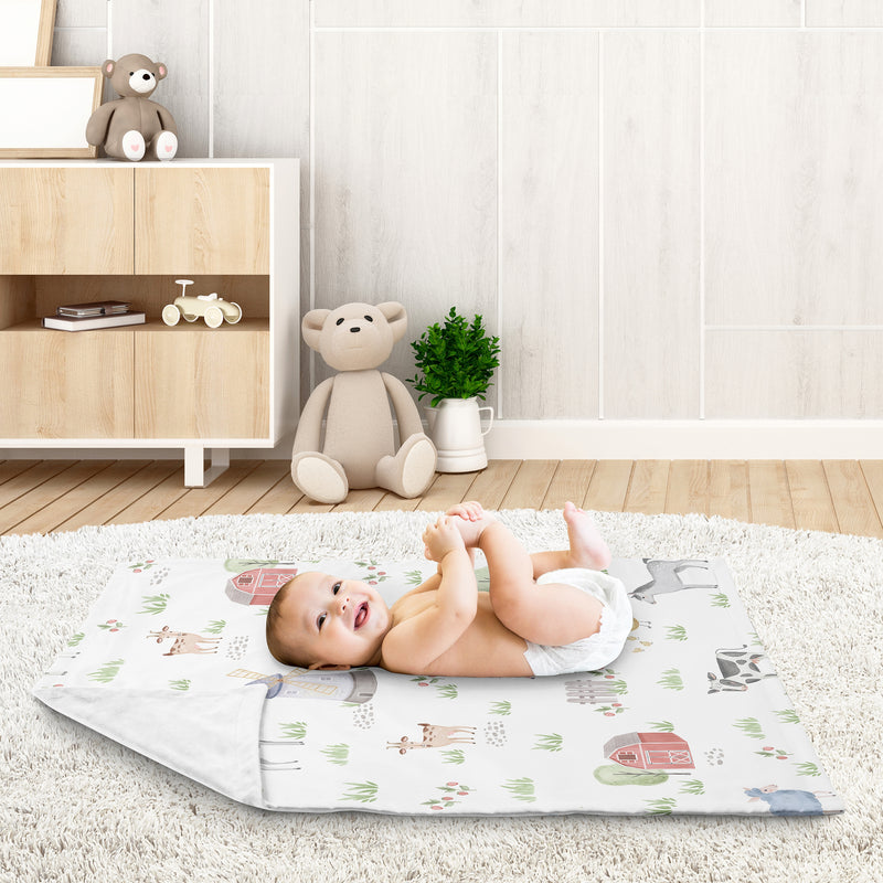 Farm Animals Collection Baby Blanket