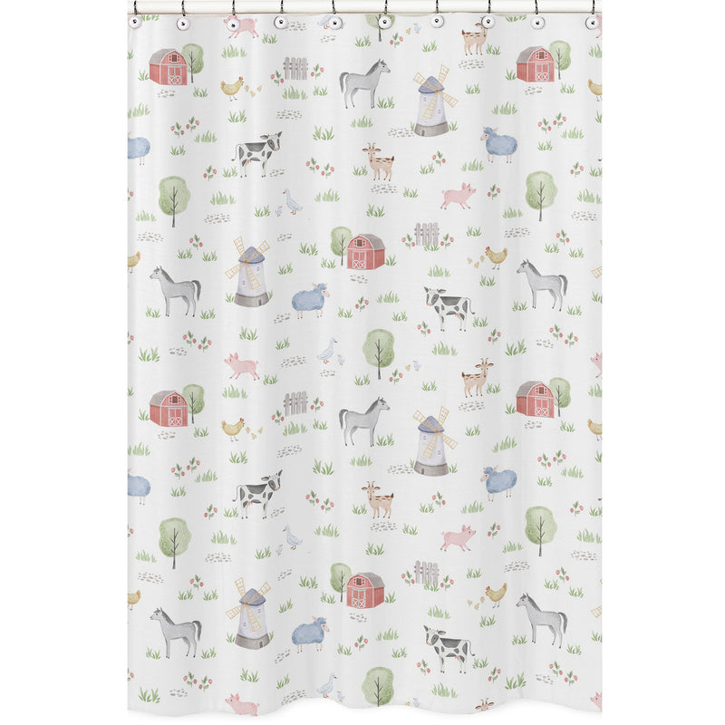 Farm Animals Collection Shower Curtain