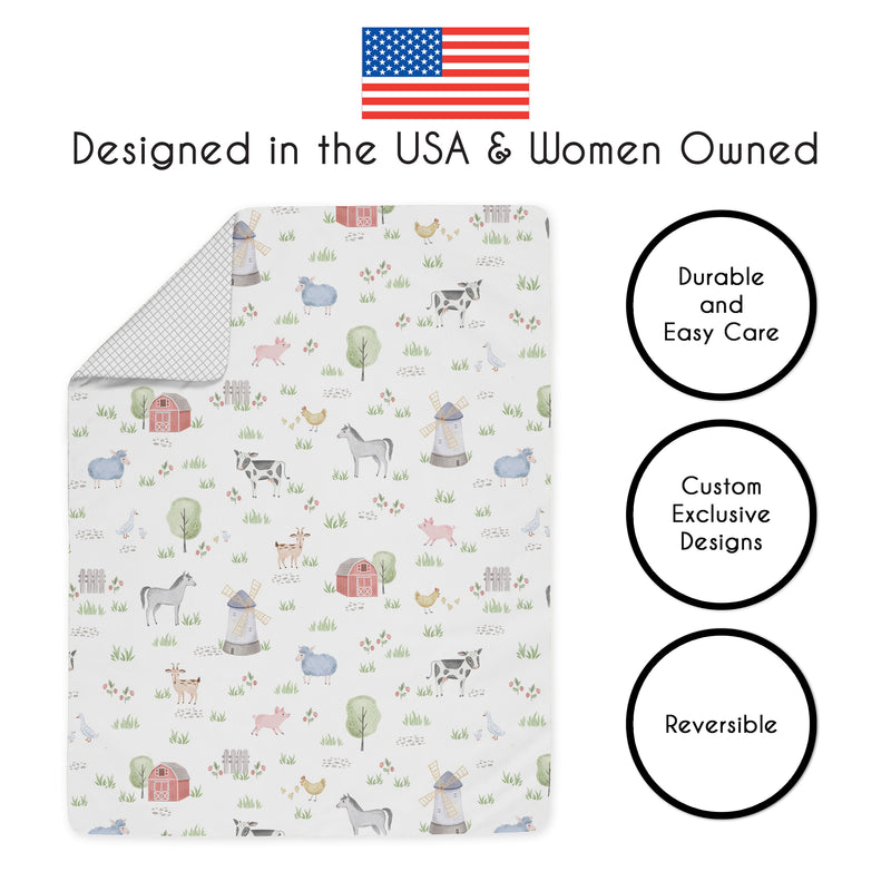 Farm Animals Collection Toddler Bedding