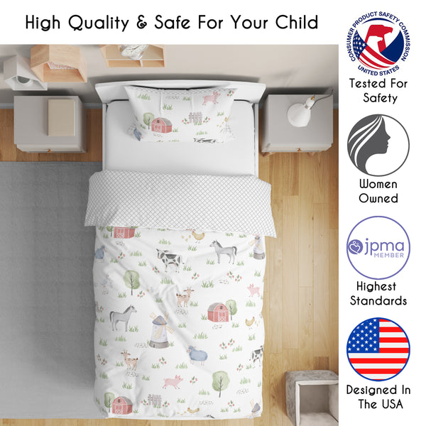 Farm Animals Collection Toddler Bedding alternate view