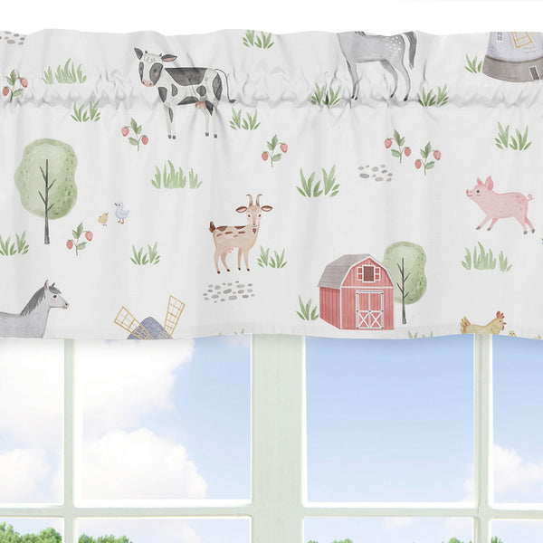 Farm Animals Collection Window Valance