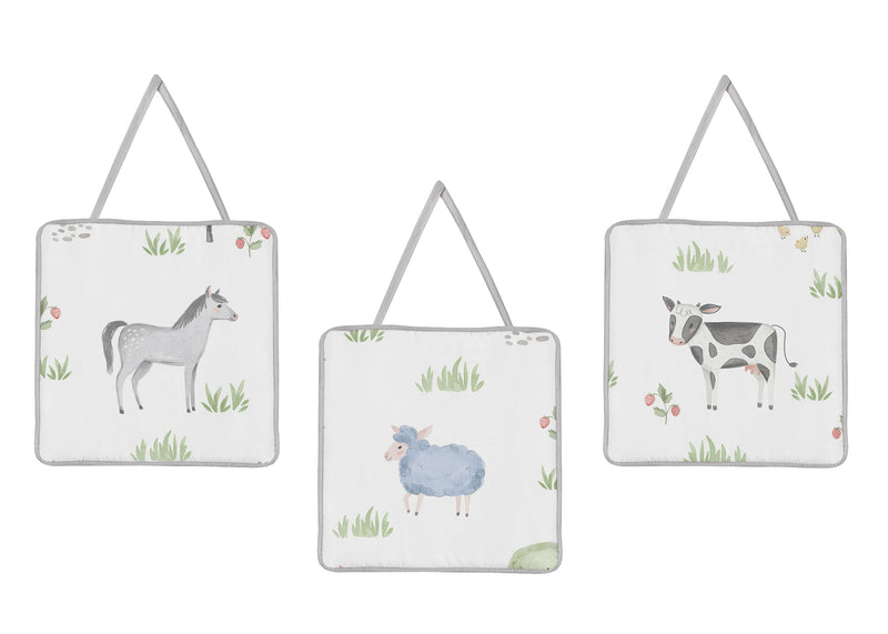 Farm Animals Collection 11 Piece Bumperless Crib Bedding