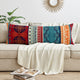Red Boho Collection Full Length Body Pillow Cover