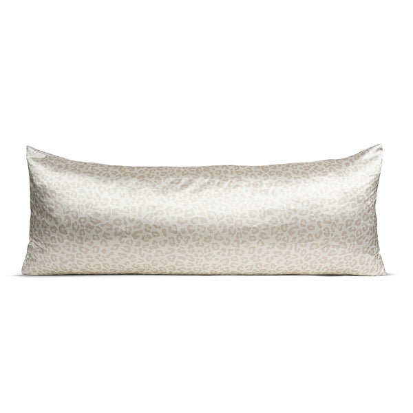 Cheetah Ivory and Gold Collection Full Length Body Pillow Cover alternate view