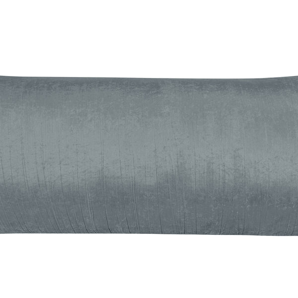 Boho Chic Vintage Velvet Dark Gray for the Lace Gray Collection Full Length Body Pillow Cover alternate view