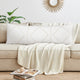Diamond Tuft Ivory Collection Geometric Full Length Body Pillow Cover