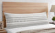 Grey Boho Tribal Jacquard Collection Horizontal Stripes Full Length Body Pillow Cover