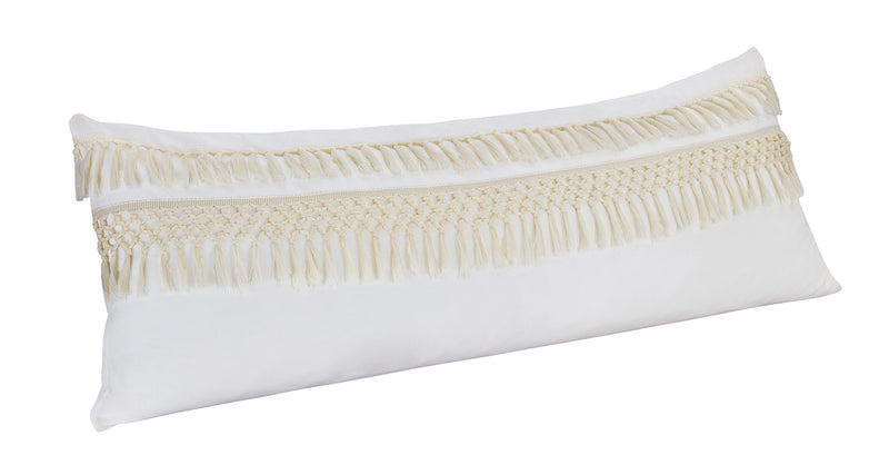 Boho Fringe Collection Tufted Tassel Full Length Body Pillow Cover