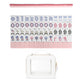 Pink Pagoda Collection American Mahjong Tile Set (160pc) 1.24in. Layered Acrylic with Travel Bag