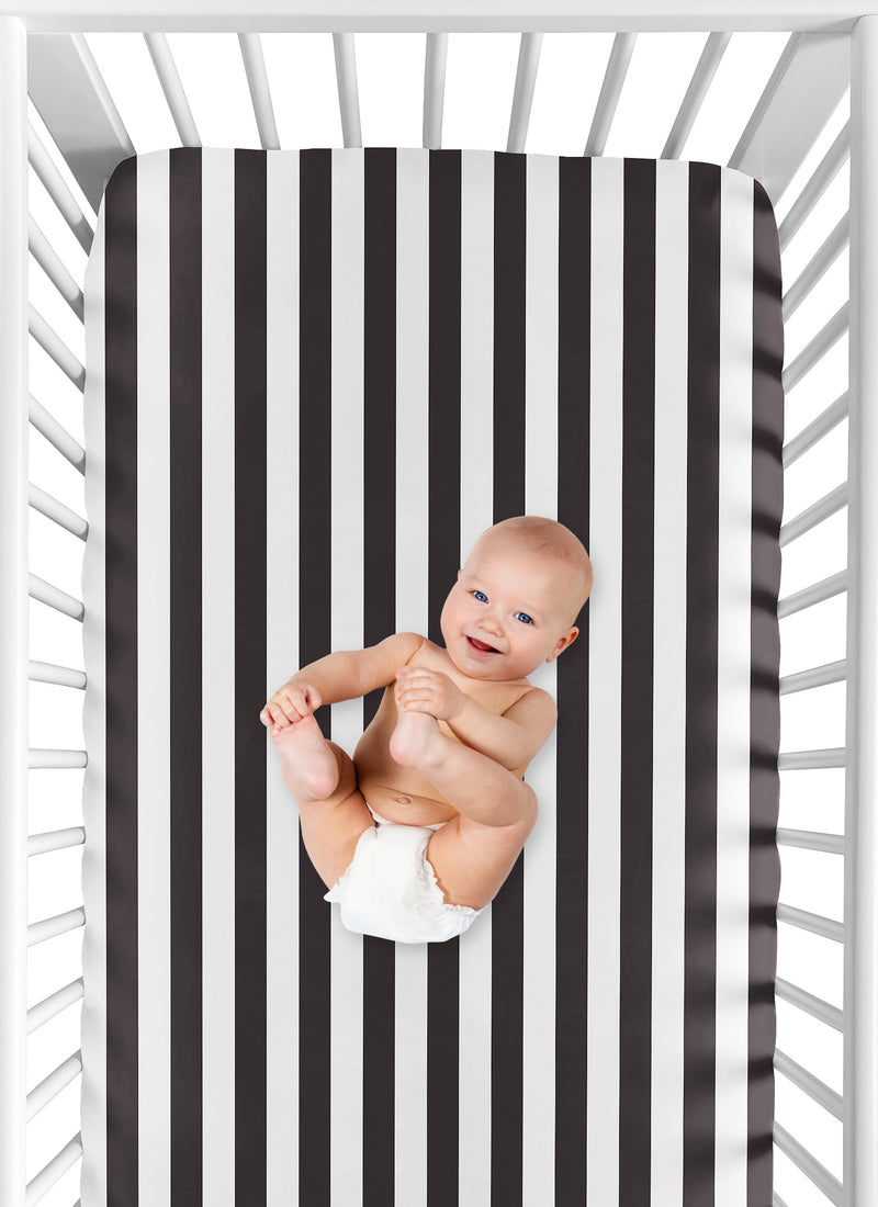 Paris Collection Crib Sheet - Stripe