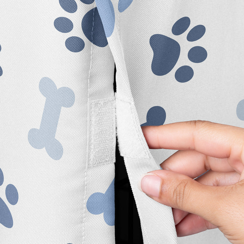 Paw and Bone Navy Blue Collection Dog Crate Kennel Cover 24in.