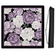 Peony Floral Garden Black and Purple Collection Mahjong Mat for Table - Shipped Rolled