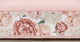 Peony Floral Garden Pink and Ivory Collection Fringe Crib Bed Skirt