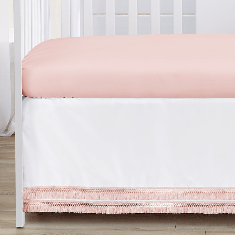 Peony Floral Garden Pink and Ivory Collection Sweet Jojo Designs 6 Piece Crib Bedding + BreathableBaby Breathable Mesh Liner