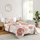 Peony Floral Garden Pink and Ivory Collection Twin Bedding