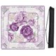 Peony Floral Garden Lavender Purple & Ivory Collection Mahjong Mat for Table with Rules - Shipped Rolled
