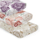 Peony Floral Garden Lavender Purple and Ivory Collection 3 Pack Crib Sheets