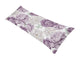 Peony Floral Garden Lavender Purple and Ivory Collection Body Pillow Cover Case