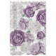 Peony Floral Garden Lavender Purple and Ivory Collection Shower Curtain
