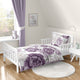 Peony Floral Garden Lavender Purple and Ivory Collection Toddler Bedding