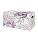 Peony Floral Garden Lavender Purple and Ivory Collection Fabric Toy Bin Storage