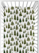 Woodland Pine Tree Collection Crib Sheet