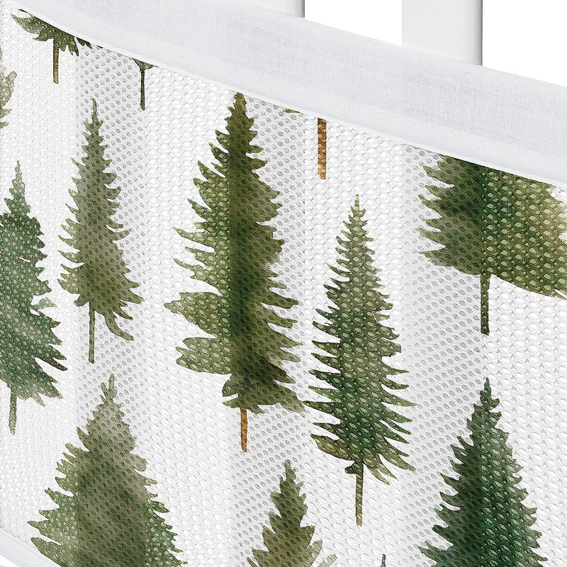 Woodland Pine Tree Collection Sweet Jojo Designs + BreathableBaby Breathable Mini Mesh Crib Liner