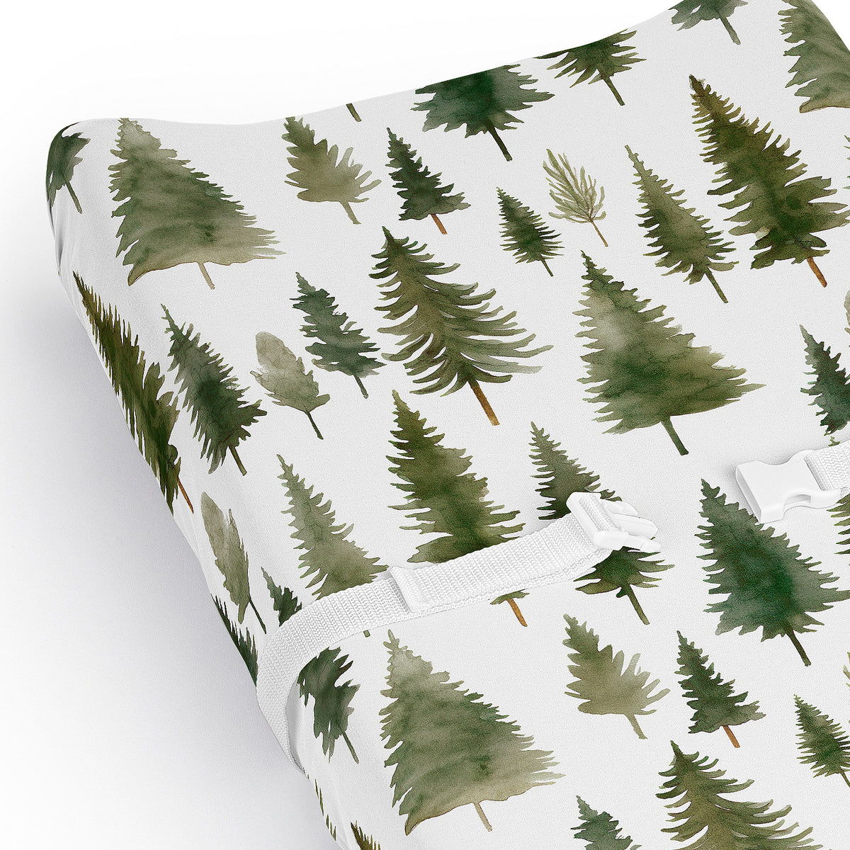 Woodland Pine Tree Collection Changing Pad Cover Sheet