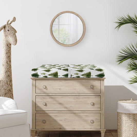 Woodland Pine Tree Collection Changing Pad Cover Sheet