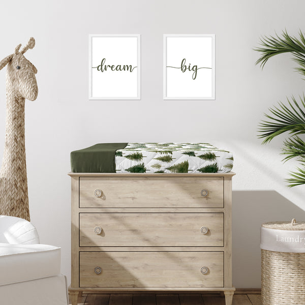 Woodland Pine Tree Collection Changing Pad Cover alternate view