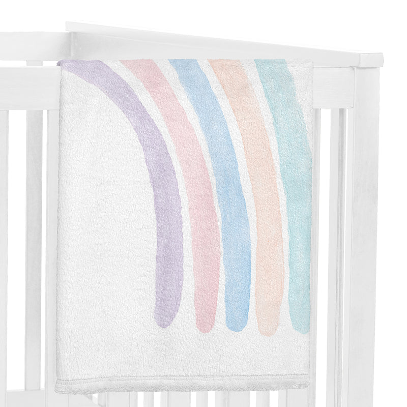 Rainbow Collection Monthly Milestone Baby Blanket