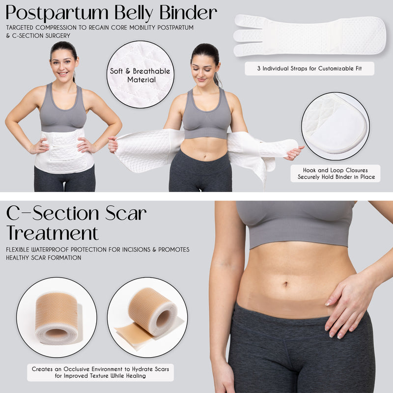C Section Recovery Postpartum Essentials Kit Pregnancy Must Haves Baby Shower Gifts for Mom