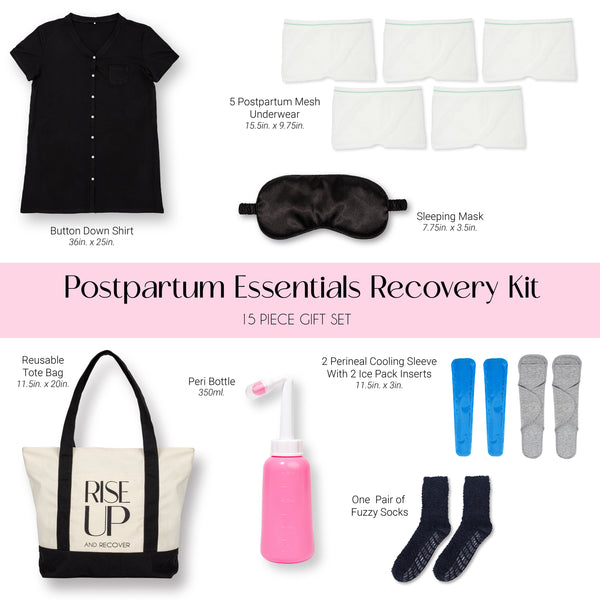 Postpartum Essentials Recovery Kit Pregnancy Must Haves Baby Shower Gifts for Mom alternate view