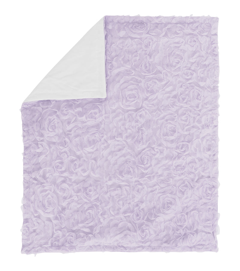 Rose Lavender Collection Baby Blanket