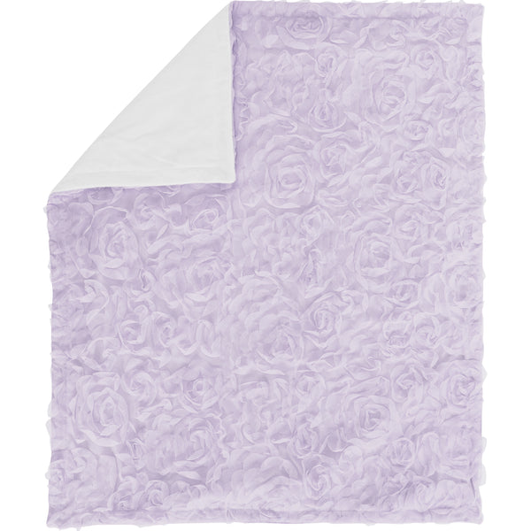 Rose Lavender Collection Baby Blanket alternate view